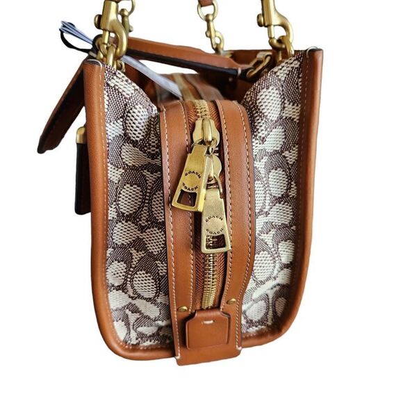 DISNEY X Coach Rogue 25 Bag In Signature Textile Jacquard With Mickey Mouse And - Picture 5 of 9